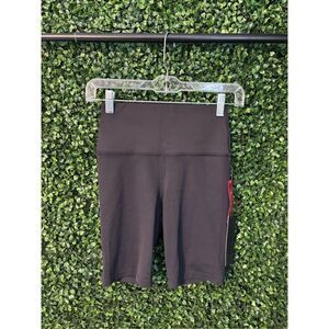 Carbon38 High Rise Black Shaping Biker Shorts Sz XS NWT